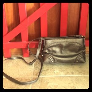 Coldwater Creek Gold Leather Purse--NEVER USED!