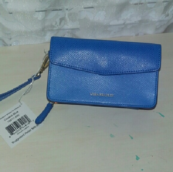 NWT Vera Bradley Leather Smartphone Wristlet
