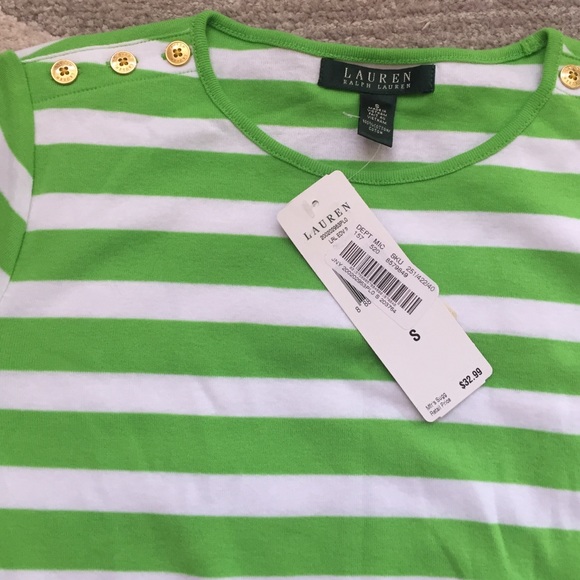 🔴SOLD🔴 Lauren Ralph Lauren Striped Shirt - Picture 2 of 4