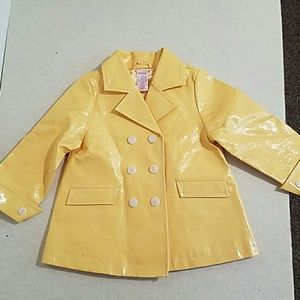 Gymboree 3T toddler yellow raincoat