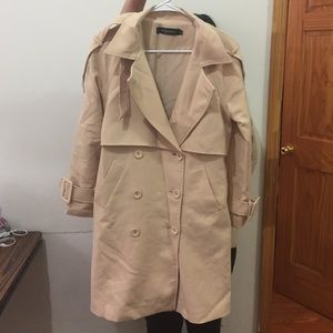 beige coat it actually fits on 6-8😘