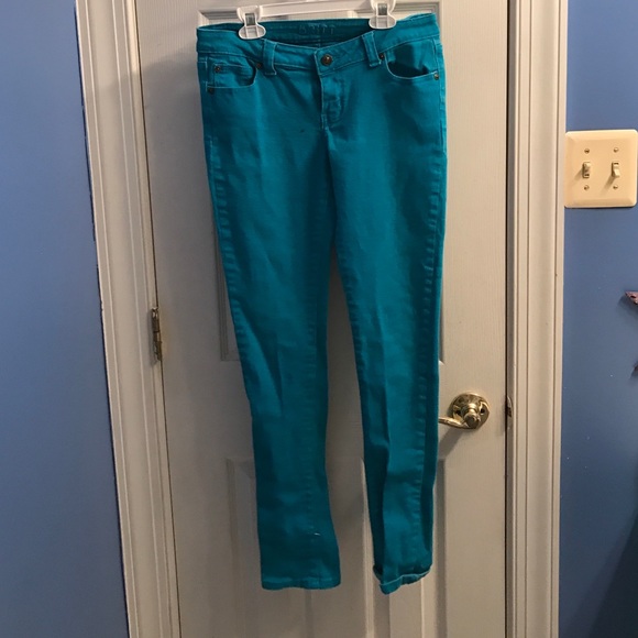 Teal Jeans