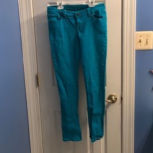 Teal Jeans