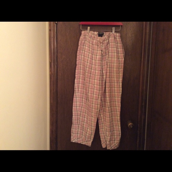 Cozy flannel plaid lounge pants