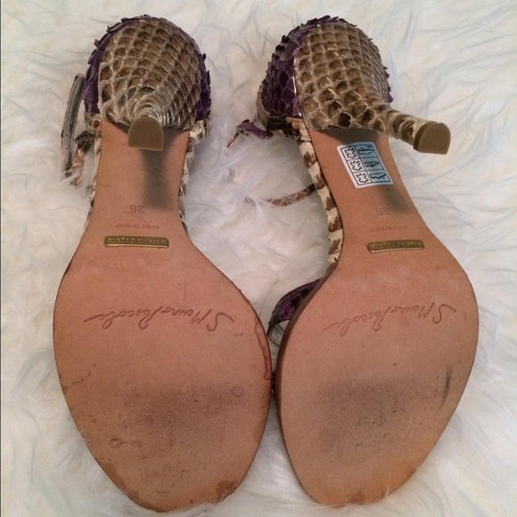 Massimo Dogana Purple & Natural Python stiletto - Picture 2 of 3