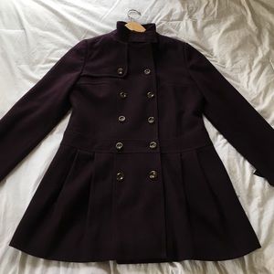 Military Style Wool Coat Size 8