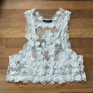 Beautiful lace vest