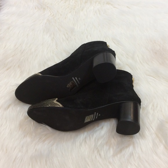 NEW Free People Adele Booties Black Suede Size 39 - Picture 2 of 4