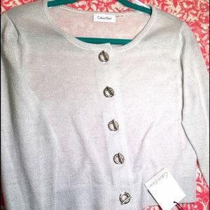 Calvin Klein Metallic Topper (NEW)