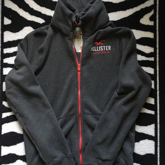 double zipper hoodie jacket
