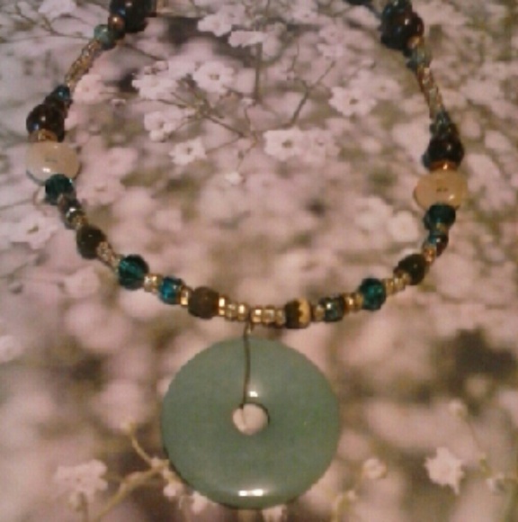 Jade unicorn necklace