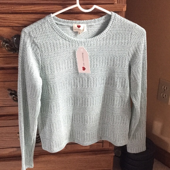 Teal sweater