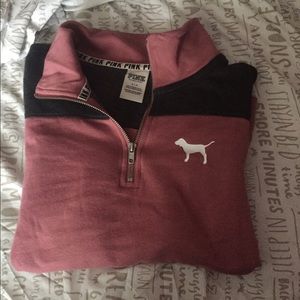 Pink Vs quarter zip:)