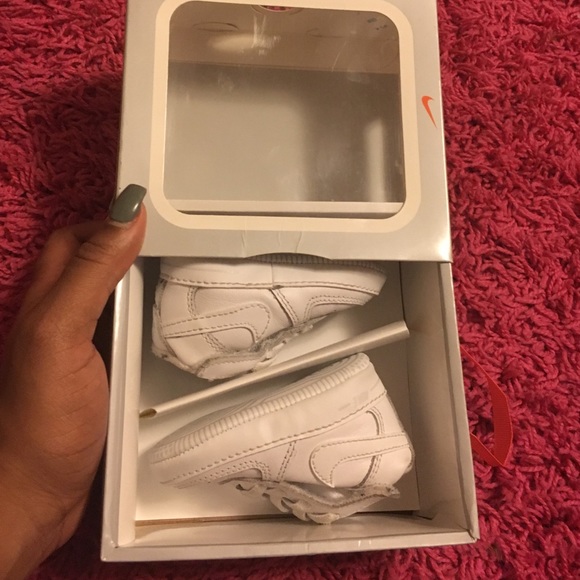 Nike all white Air Force 1