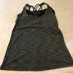 Lululemon free to be wild layered tank & bra