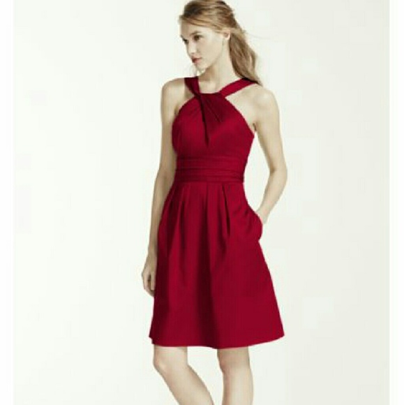 David's bridal bridesmaid dress