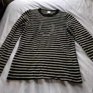 J. Crew Cashmere Horseshoe Sweater