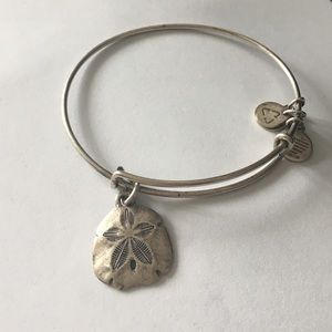 Alex and Ani Sand Dollar Charm Bracelet Bangle