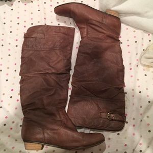 Worn twice!!! Steve Madden riding boots