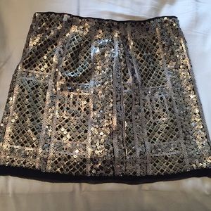 Sequins mini skirt