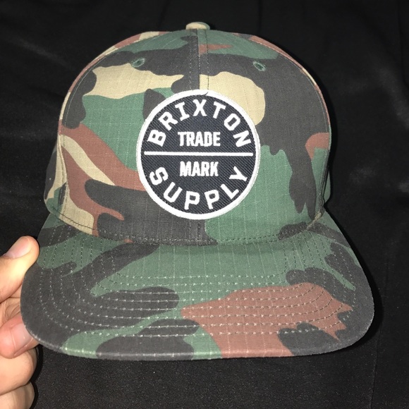 Brixton SnapBack Camo Hat, open to offers!