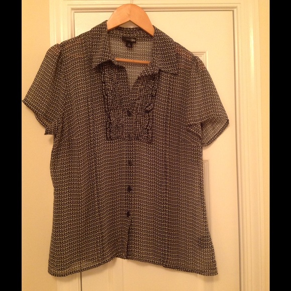 East5th sheer blouse