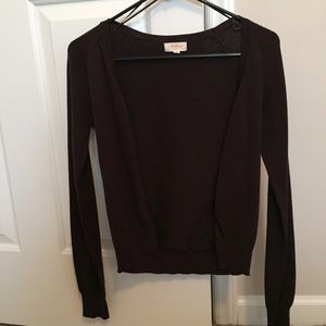 Brown cardigan