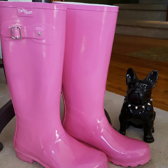 Pink Rain Boots