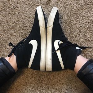 High Top Suede Nikes