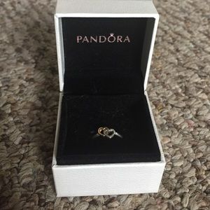 Heart to Heart Pandora ring