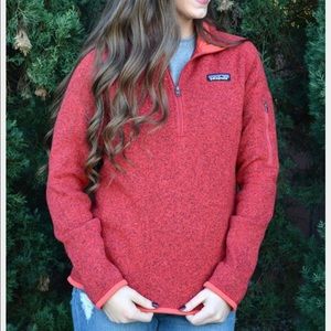 Red better sweater Patagonia