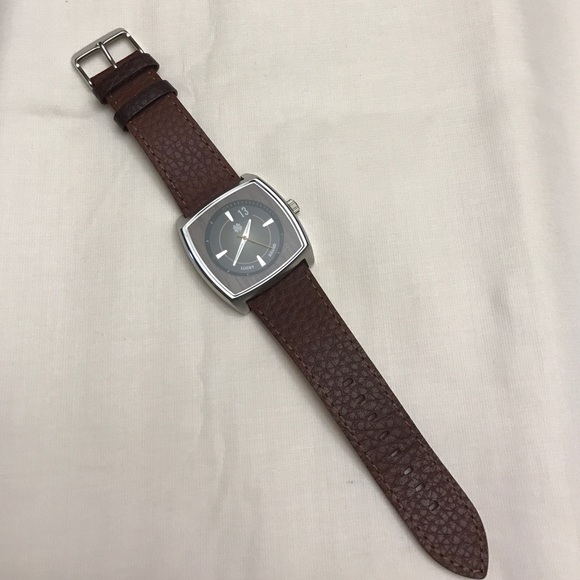 Lucky Brand brown leather men's watch ⌚️