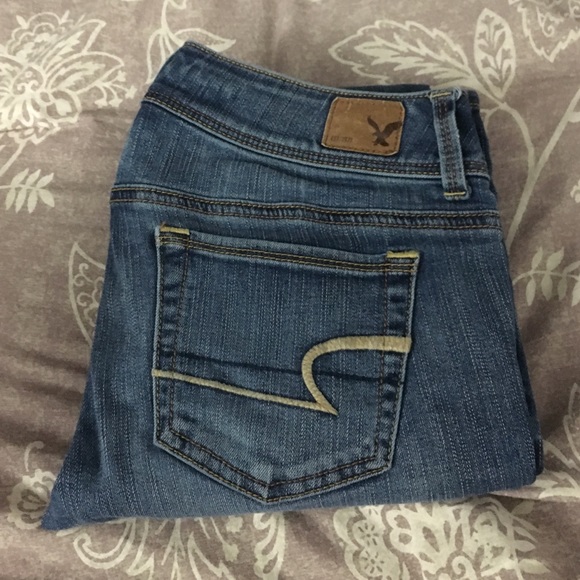 American Eagle kick boot super stretch 4 short