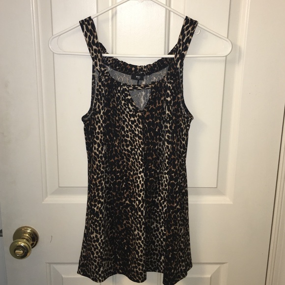 Animal print tank