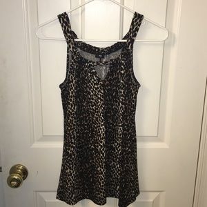 Animal print tank