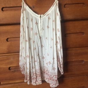 Off the shoulder boho top