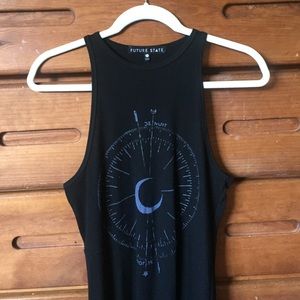 Celestial mid-length dress