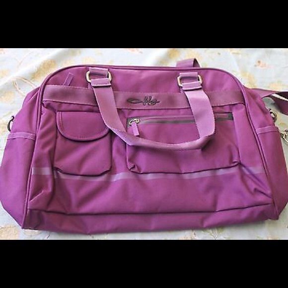 New Oakley Features Tote Laptop Travel Bag Purple - Picture 1 of 3