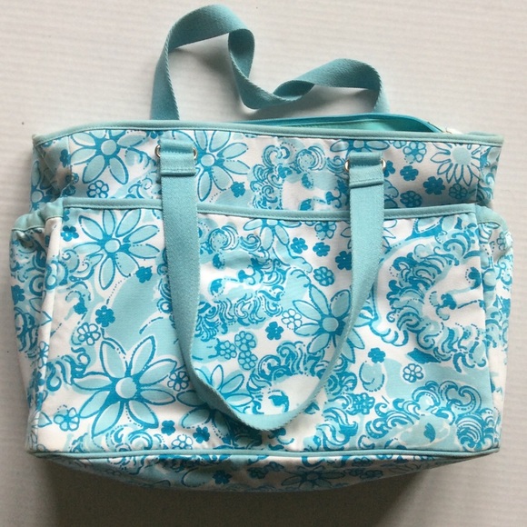 lilly inspired diaper backpack