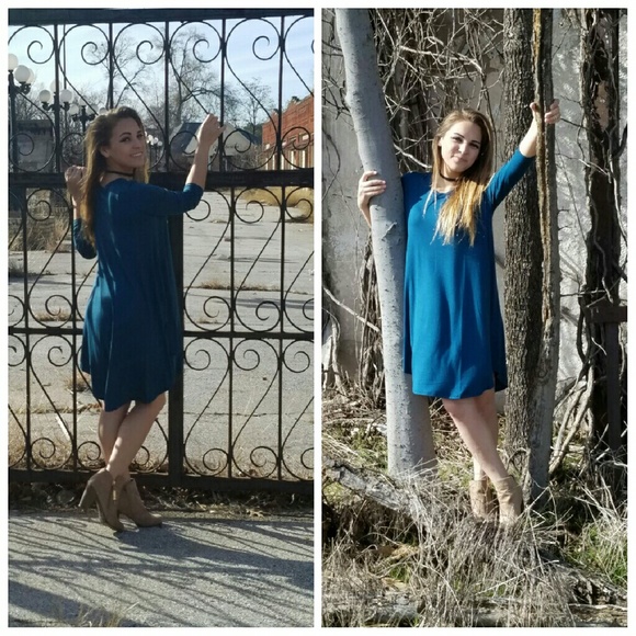 Your Favorite Teal Dress - Picture 2 of 3