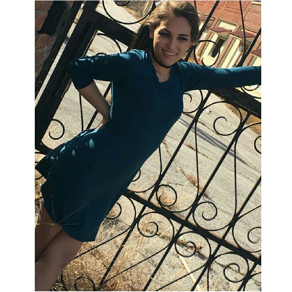 Your Favorite Teal Dress - Picture 3 of 3