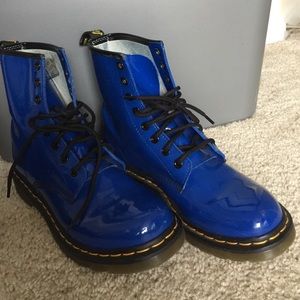 Blue Dr. Martens