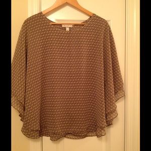 Sheer top by dress barn