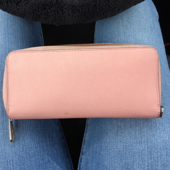 Ballet pink Michael Kors Jet Set wallet - Picture 2 of 4