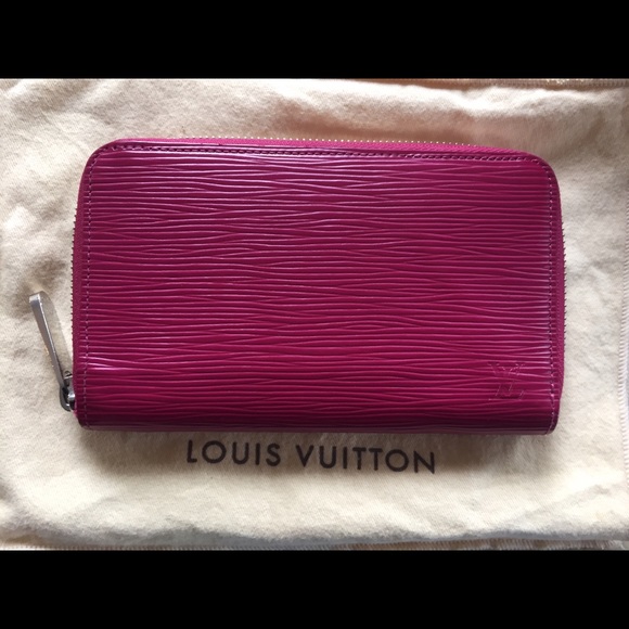 Louis Vuitton zippy compact wallet fuchsia epi