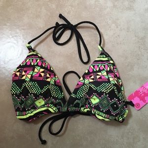 Xhiliration Swim Top. SUPER cute! Size L
