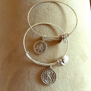 Alex and ani bracelets--7 swords and path of life
