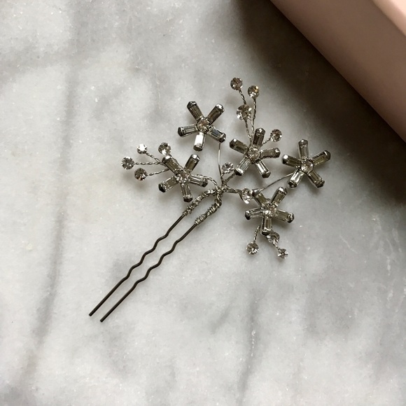 BHLDN Twigs & Honey Stargaze Hair Pin Silver