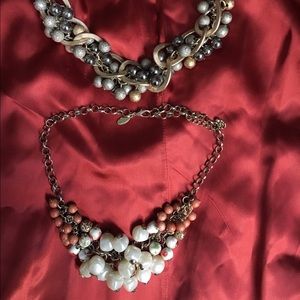 🌿REDUCED PRICE🌿Ann Taylor&NY statement necklaces