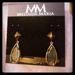 Melinda Maria earrings semi precious stones post